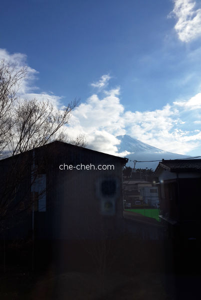 View Of Mount Fuji From Japanese Medium Room @ Kagelow Mt Fuji Hostel, Fujikawaguchiko